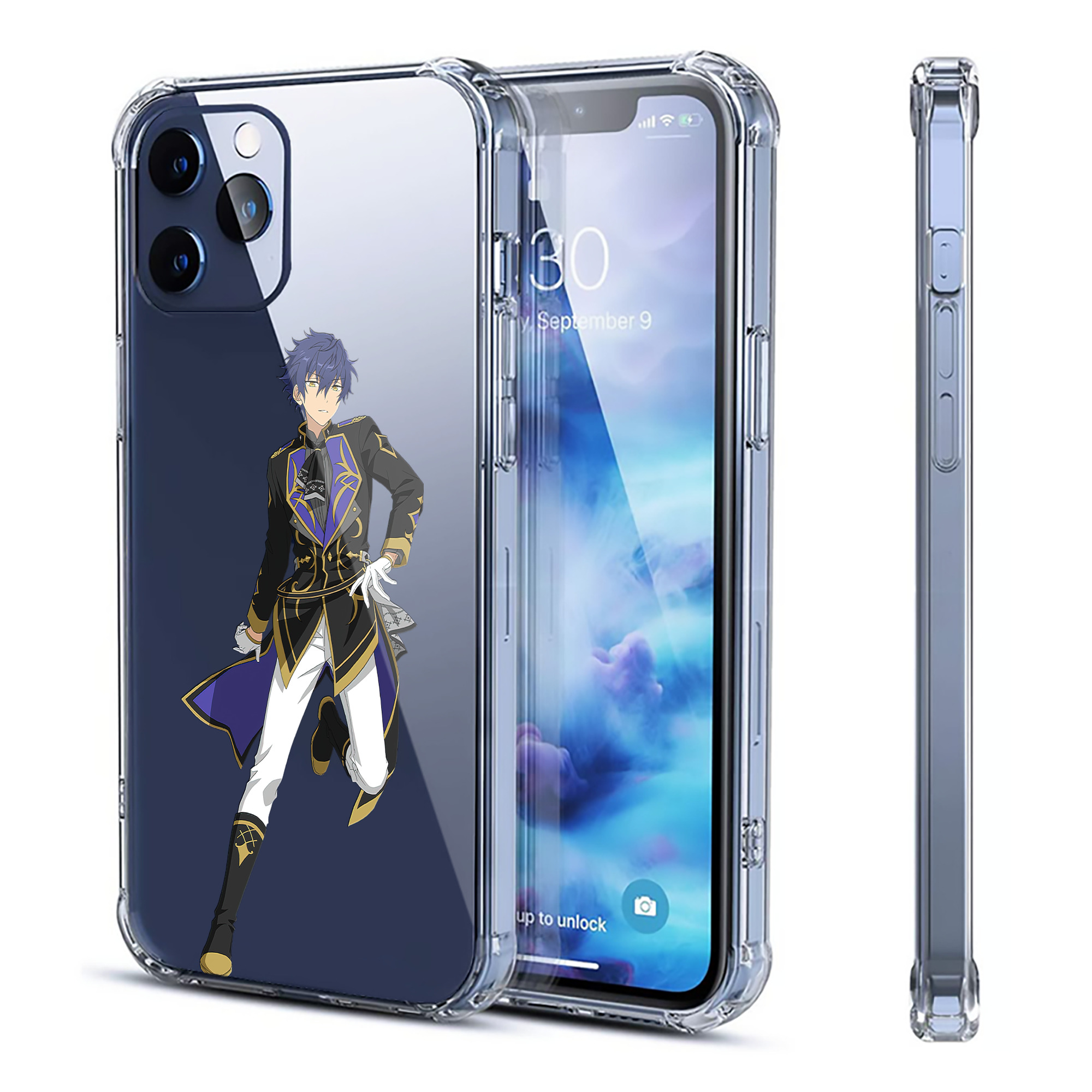 （画像用） あんさんぶるスターズ! Ensemble Stars 【iPhone 12シリーズ対応】透明スマホケース（クリアソフトケース）